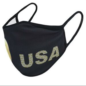 Black Smiley Face mask